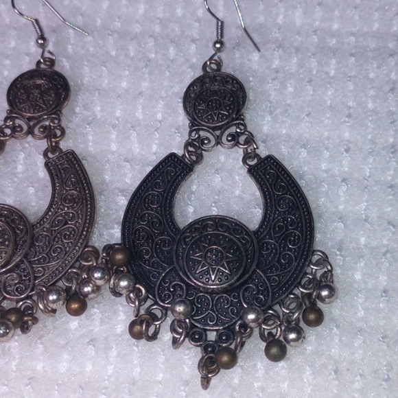 Authentic Vintage Indian earrings - Picture 2 of 3